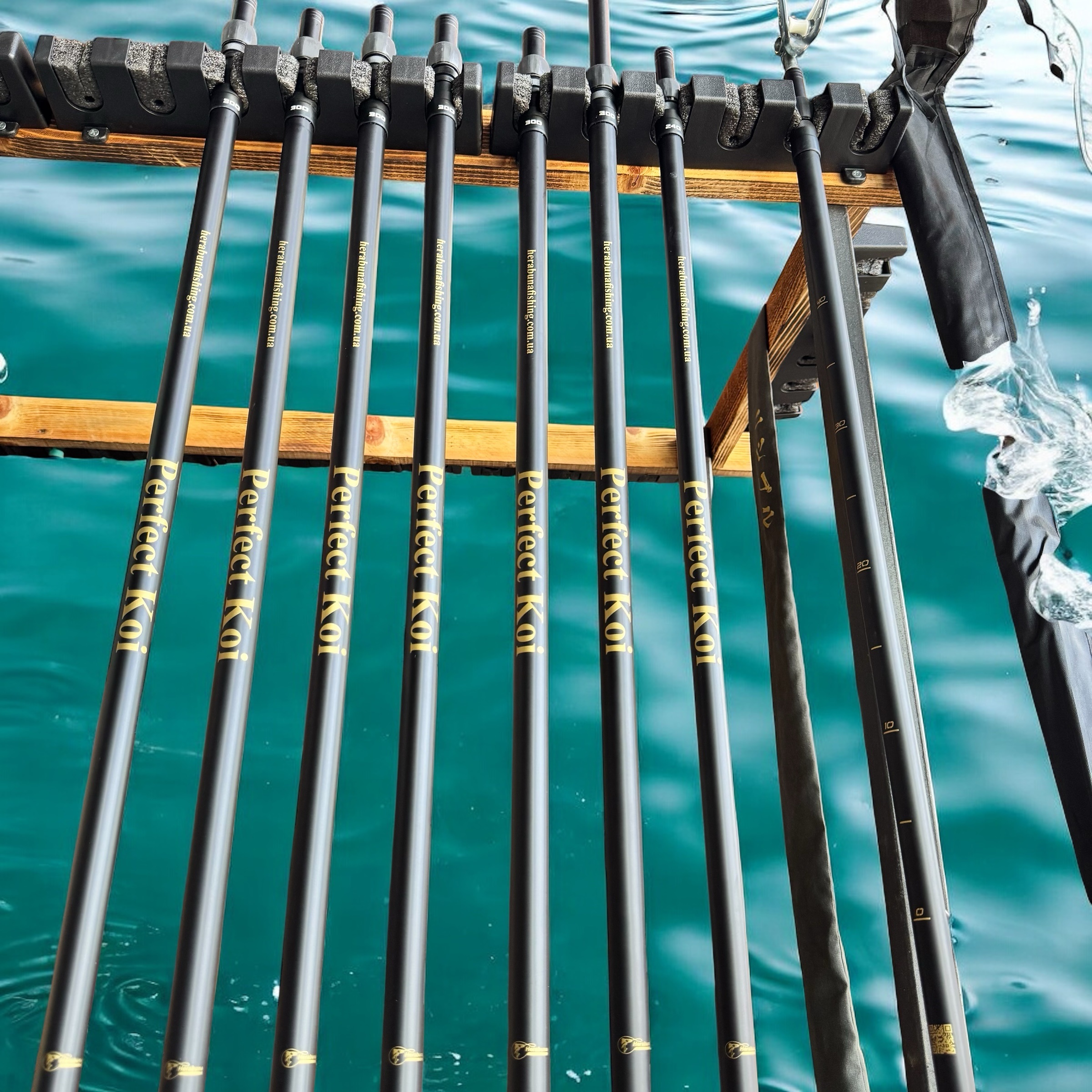Підставка Perfect koi Herabunafishing карбонова для вудилищ 2.4 - Зображення 9