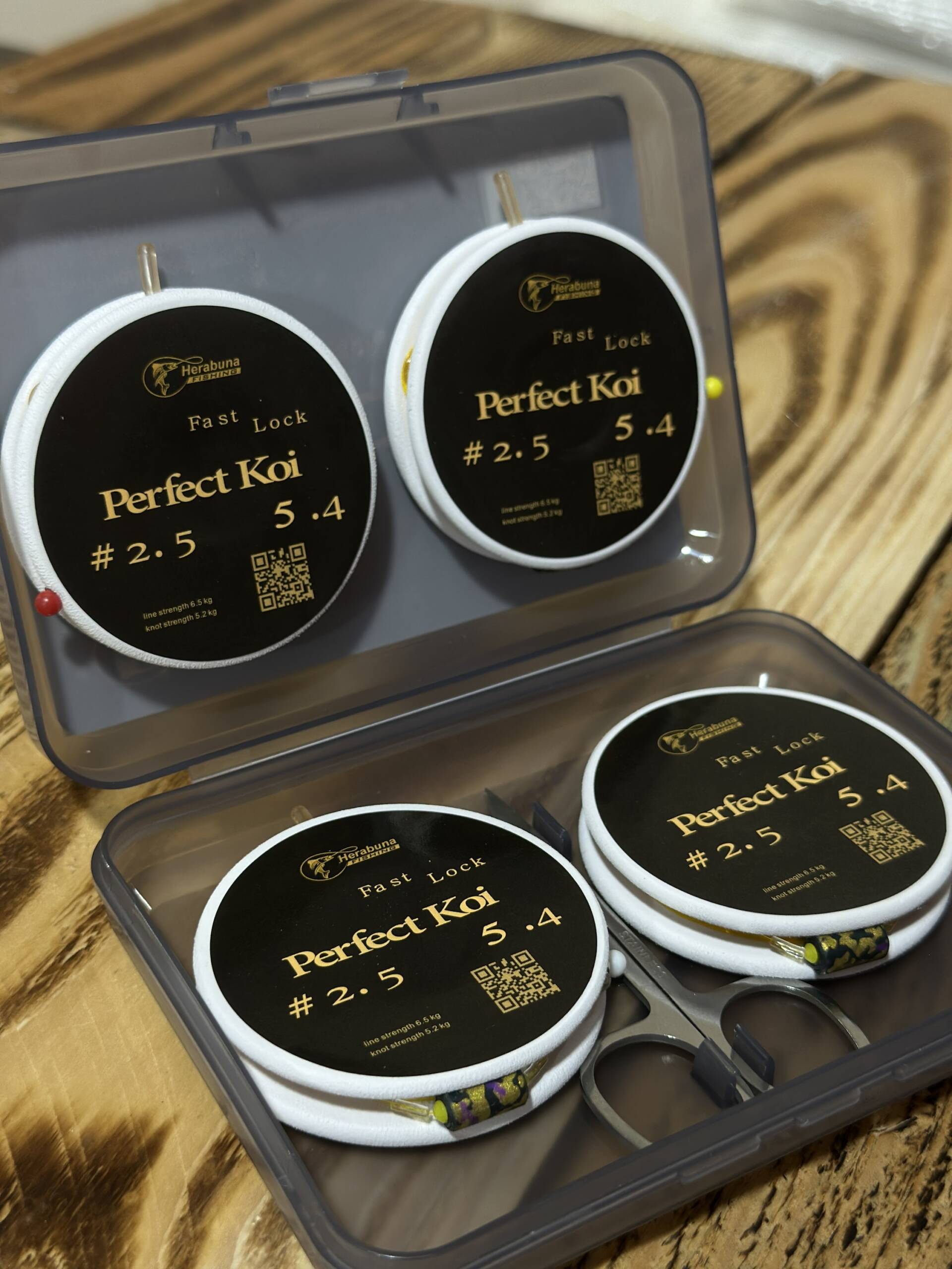 Оснастки Херабуна Perfect koi 4 шт у коробці з ножицями - Зображення 4