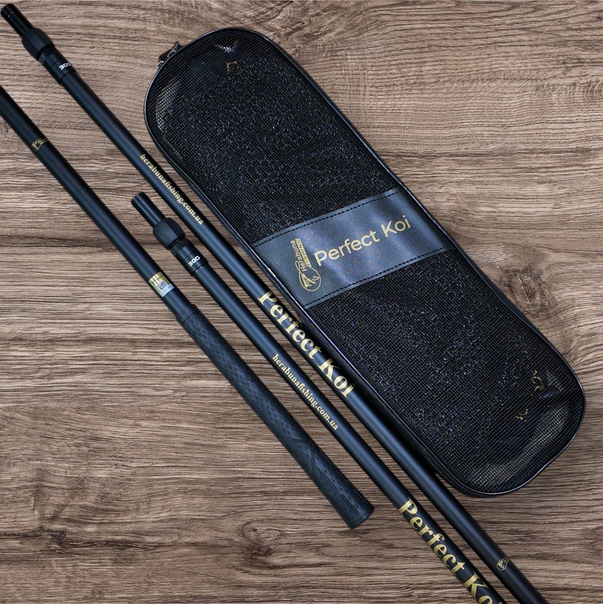 Підсак карбоновий 3.0м Perfect koi голова 50 см складна коропова - Зображення 3