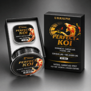 Волосінь Херабуна Perfect Koi Камуфляж 52 м основна + 10 м поводкова