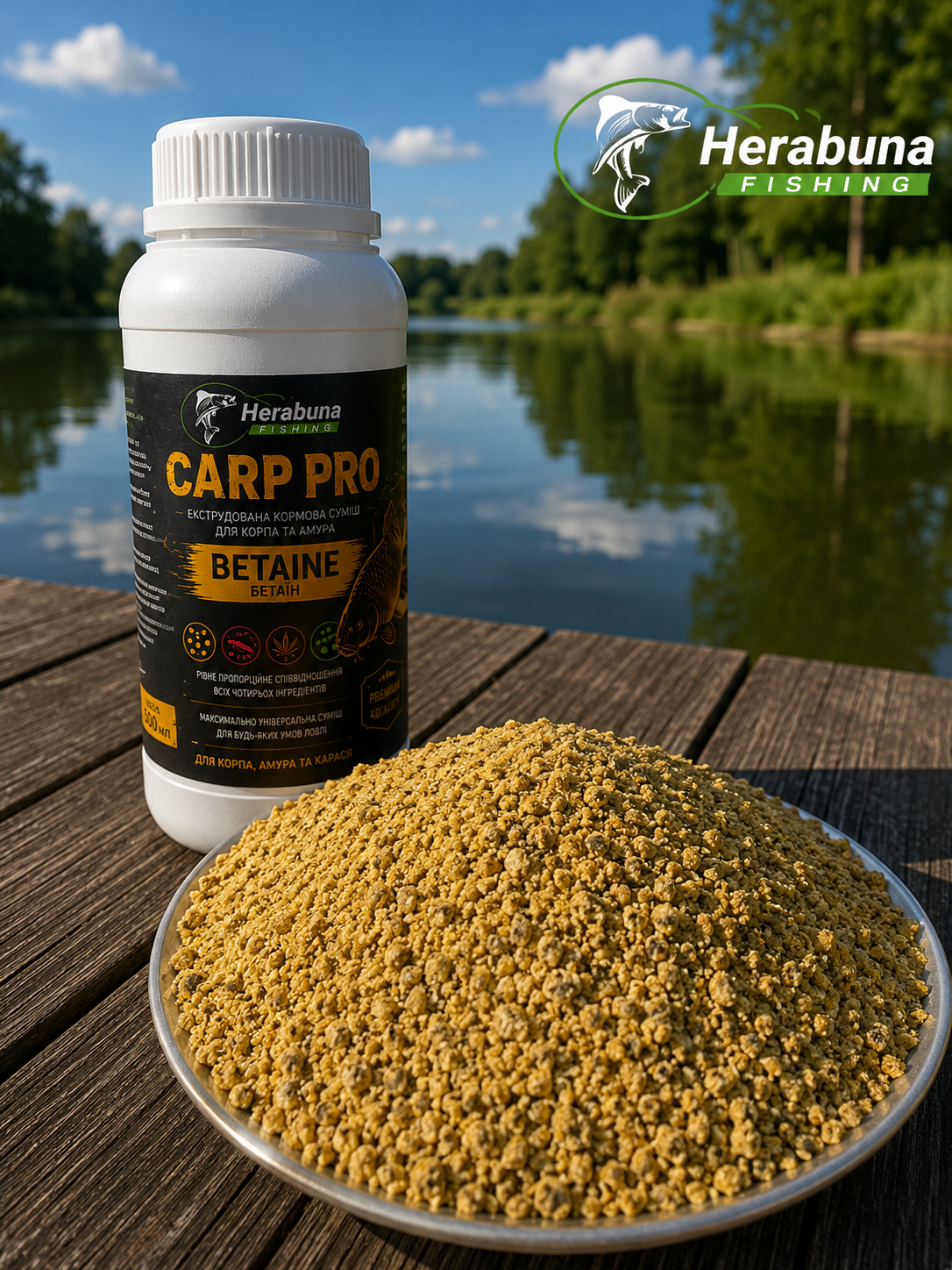 Тісто Herabuna Carp Pro бетаїн