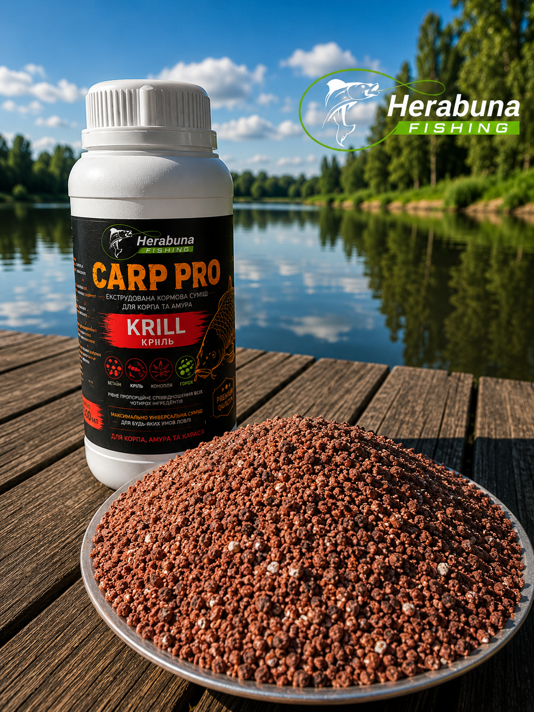 Тісто Herabuna Carp Pro Кріль