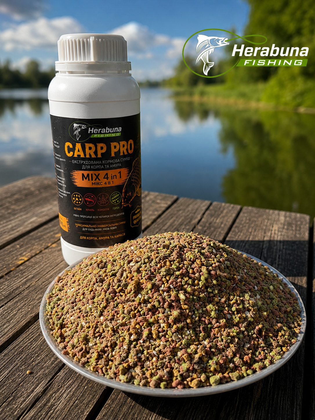 Тісто Herabuna Carp Pro мікс